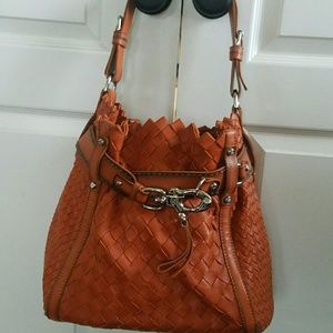 Francesco Biasa BELINDA Woven Tote Leather Bag
